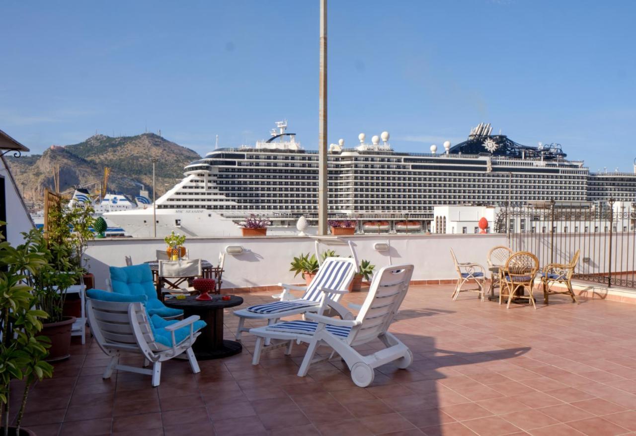 Apartament Attico Con Terrazza Sul Porto Palermo Zewnętrze zdjęcie