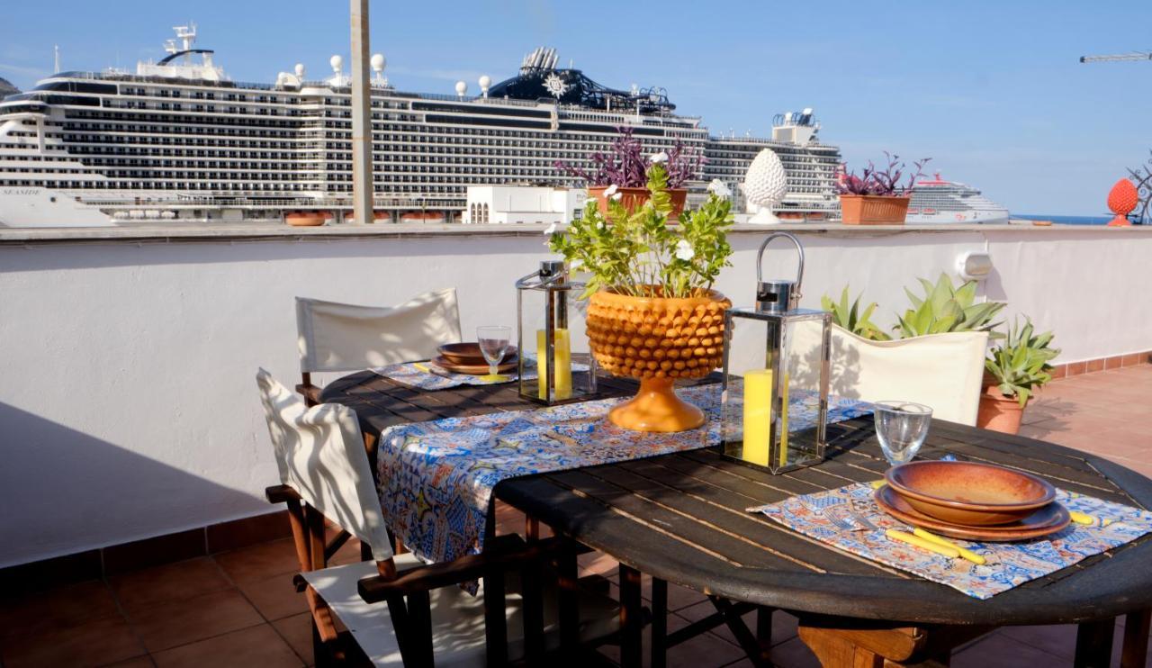 Apartament Attico Con Terrazza Sul Porto Palermo Zewnętrze zdjęcie